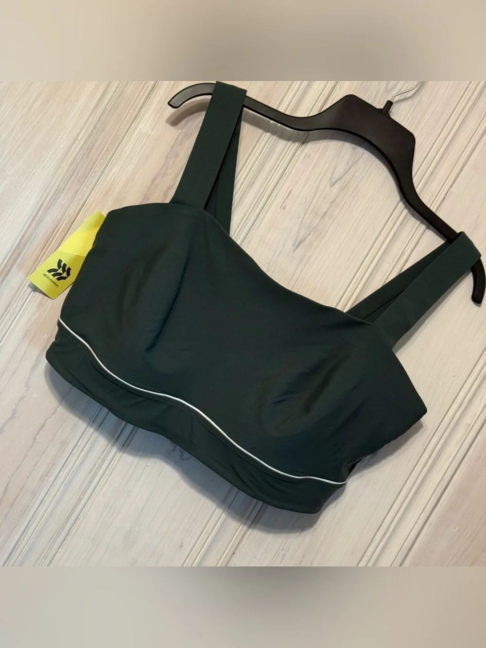 NWT All in Motion Everyday Soft Piped Sport Bra Green size 3X - Picture 2 of 10
